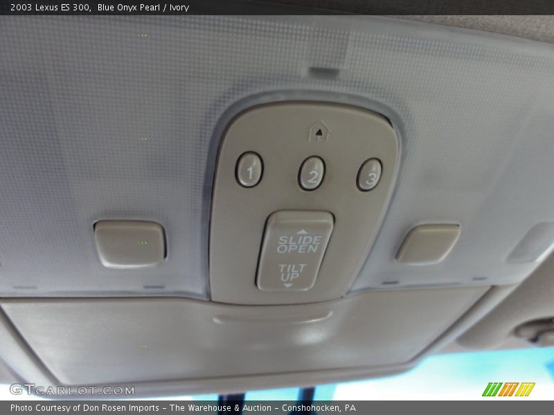 Blue Onyx Pearl / Ivory 2003 Lexus ES 300