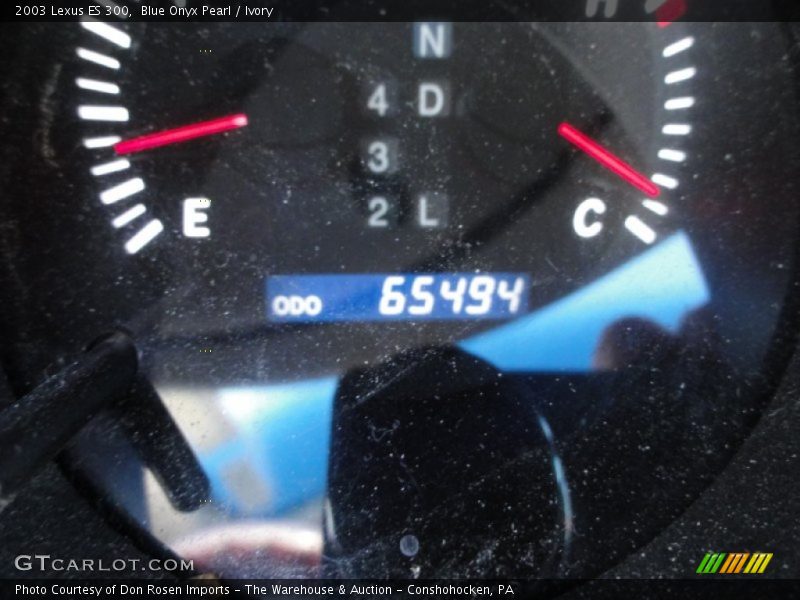Blue Onyx Pearl / Ivory 2003 Lexus ES 300
