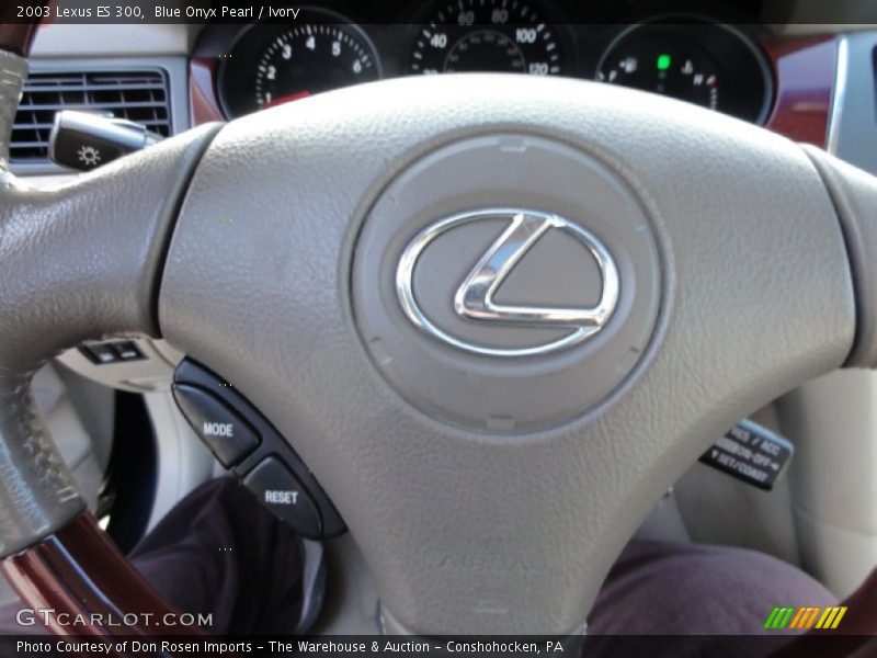 Blue Onyx Pearl / Ivory 2003 Lexus ES 300