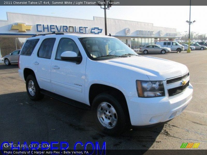Summit White / Light Titanium/Dark Titanium 2011 Chevrolet Tahoe LT 4x4
