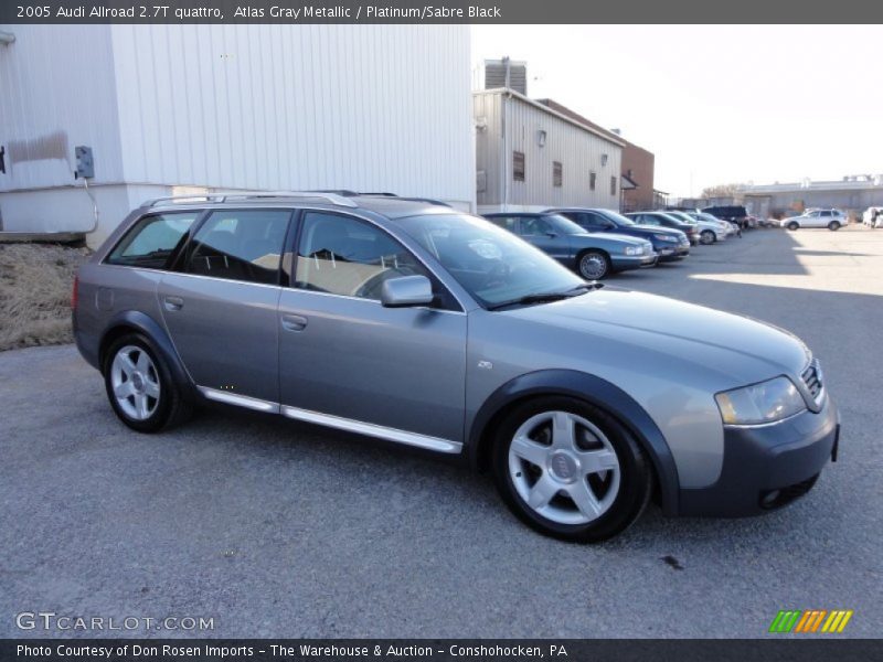 Atlas Gray Metallic / Platinum/Sabre Black 2005 Audi Allroad 2.7T quattro