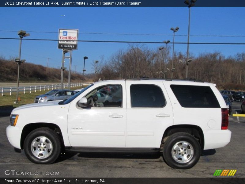 Summit White / Light Titanium/Dark Titanium 2011 Chevrolet Tahoe LT 4x4