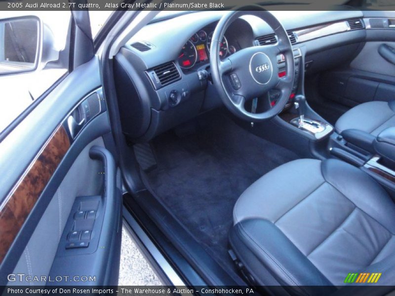 Atlas Gray Metallic / Platinum/Sabre Black 2005 Audi Allroad 2.7T quattro