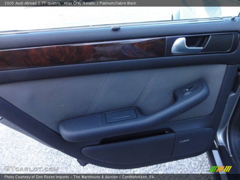 Atlas Gray Metallic / Platinum/Sabre Black 2005 Audi Allroad 2.7T quattro
