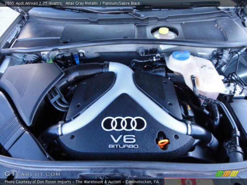  2005 Allroad 2.7T quattro Engine - 2.7 Liter Twin-Turbocharged DOHC 30-Valve V6