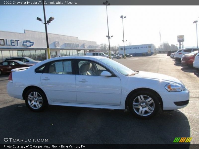 Summit White / Neutral 2011 Chevrolet Impala LT