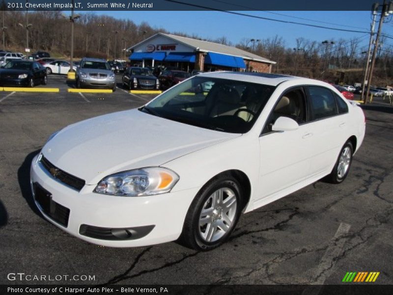 Summit White / Neutral 2011 Chevrolet Impala LT