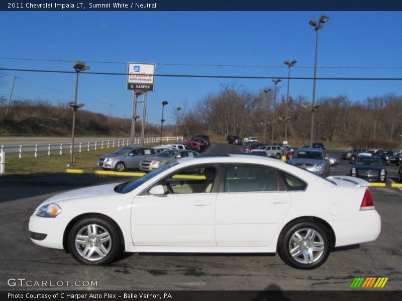 Summit White / Neutral 2011 Chevrolet Impala LT