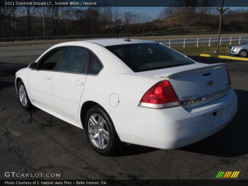 Summit White / Neutral 2011 Chevrolet Impala LT