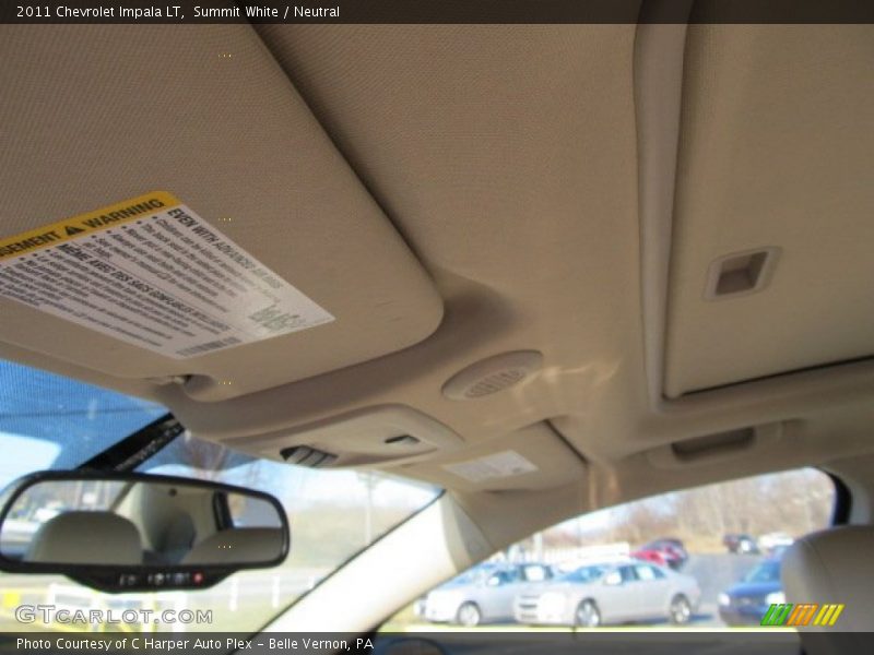 Summit White / Neutral 2011 Chevrolet Impala LT