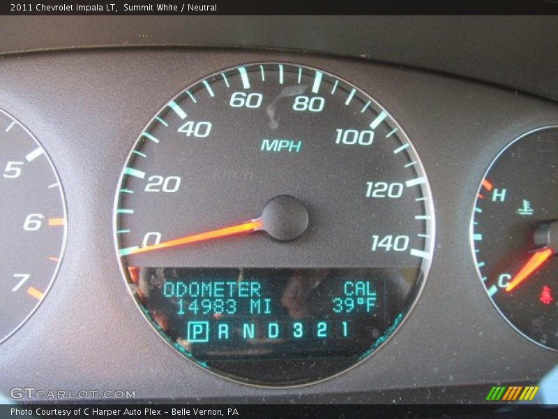 Summit White / Neutral 2011 Chevrolet Impala LT