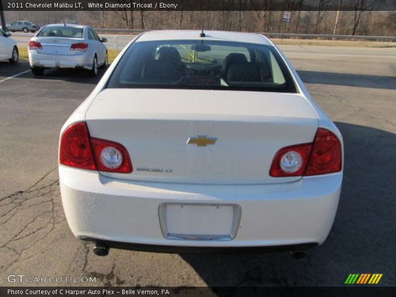 White Diamond Tricoat / Ebony 2011 Chevrolet Malibu LT