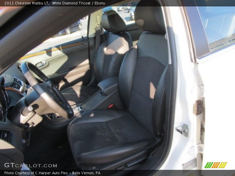 White Diamond Tricoat / Ebony 2011 Chevrolet Malibu LT