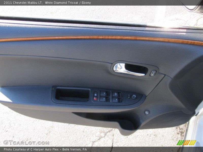 White Diamond Tricoat / Ebony 2011 Chevrolet Malibu LT