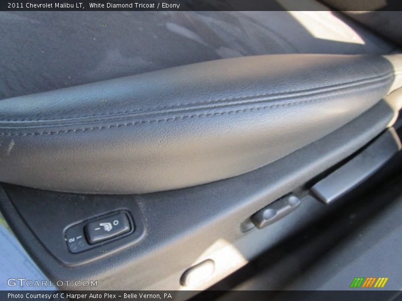 White Diamond Tricoat / Ebony 2011 Chevrolet Malibu LT