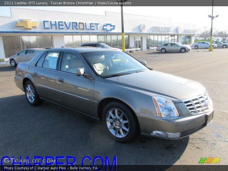 Tuscan Bronze ChromFlair / Shale/Cocoa Accents 2011 Cadillac DTS Luxury