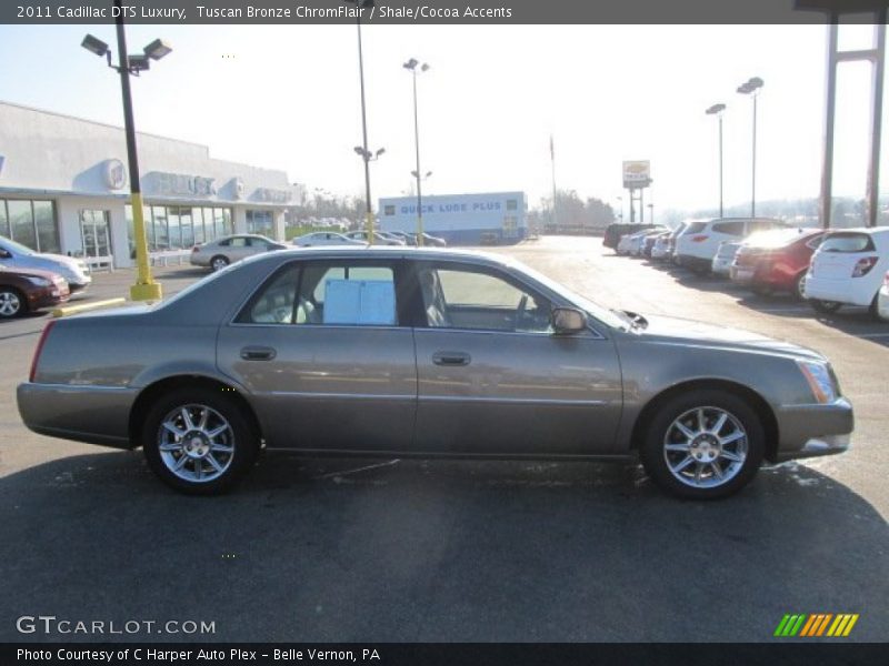 Tuscan Bronze ChromFlair / Shale/Cocoa Accents 2011 Cadillac DTS Luxury