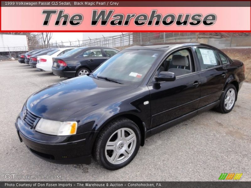 Black Magic Pearl / Grey 1999 Volkswagen Passat GLS Sedan