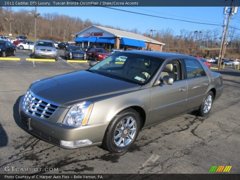 Front 3/4 View of 2011 DTS Luxury