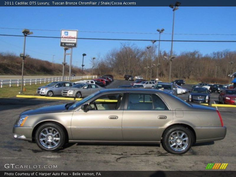 Tuscan Bronze ChromFlair / Shale/Cocoa Accents 2011 Cadillac DTS Luxury