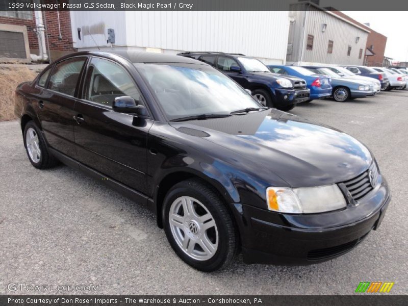 Black Magic Pearl / Grey 1999 Volkswagen Passat GLS Sedan