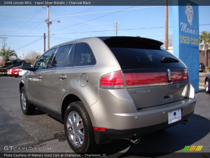 Vapor Silver Metallic / Charcoal Black 2008 Lincoln MKX