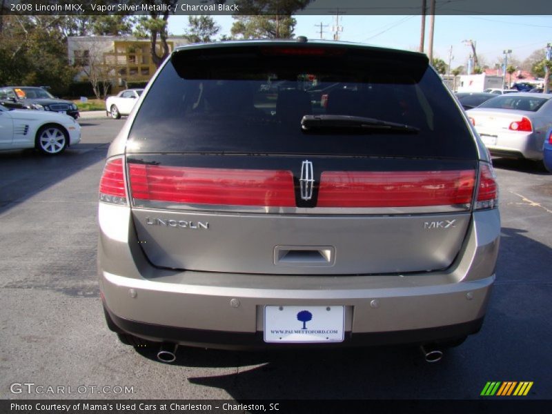 Vapor Silver Metallic / Charcoal Black 2008 Lincoln MKX