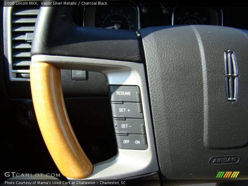 Vapor Silver Metallic / Charcoal Black 2008 Lincoln MKX