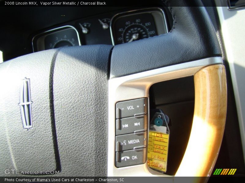 Vapor Silver Metallic / Charcoal Black 2008 Lincoln MKX