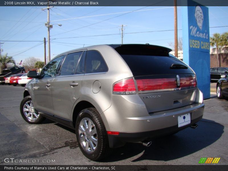 Vapor Silver Metallic / Charcoal Black 2008 Lincoln MKX