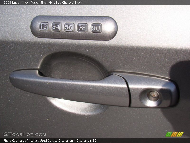 Vapor Silver Metallic / Charcoal Black 2008 Lincoln MKX