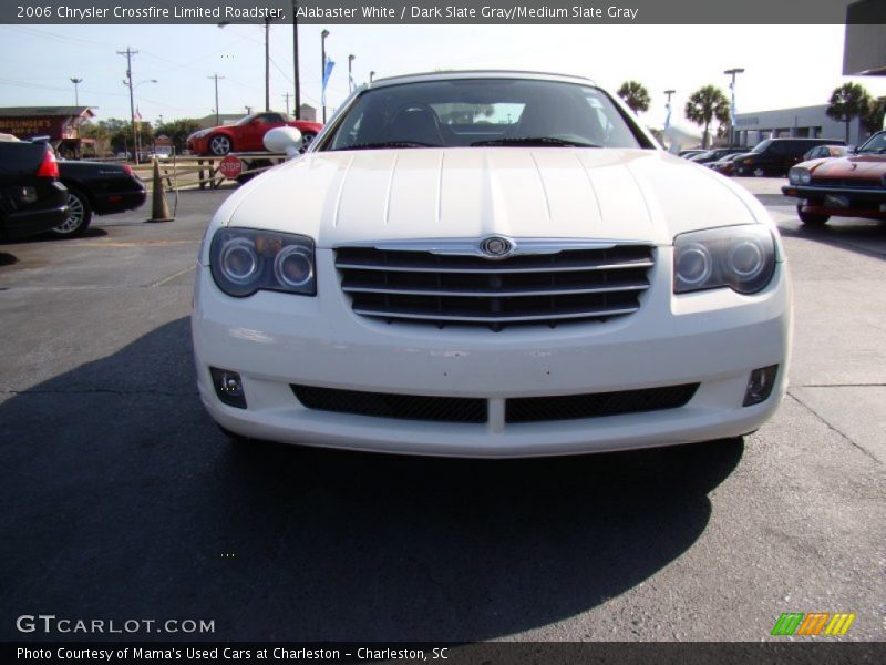 Alabaster White / Dark Slate Gray/Medium Slate Gray 2006 Chrysler Crossfire Limited Roadster