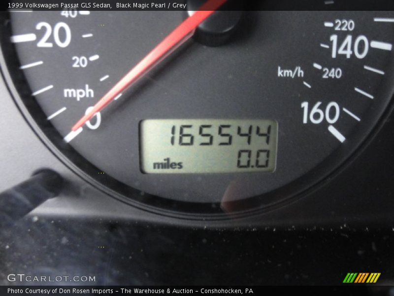 Black Magic Pearl / Grey 1999 Volkswagen Passat GLS Sedan