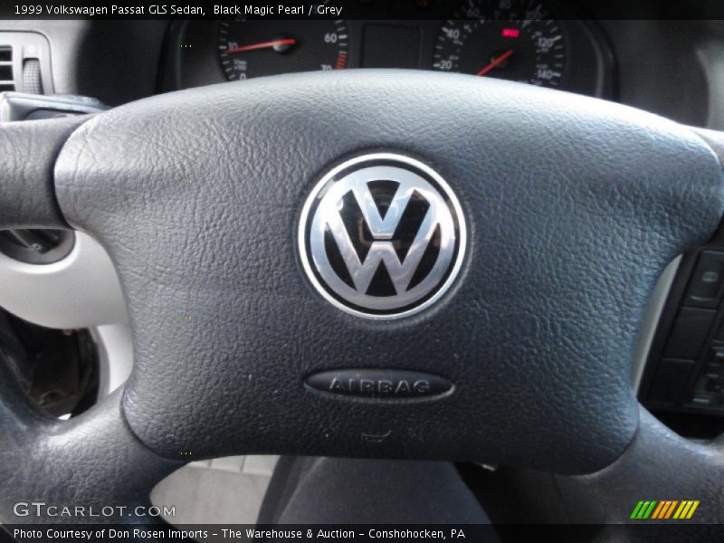 Black Magic Pearl / Grey 1999 Volkswagen Passat GLS Sedan