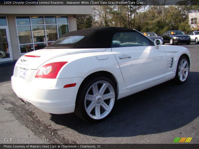 Alabaster White / Dark Slate Gray/Medium Slate Gray 2006 Chrysler Crossfire Limited Roadster