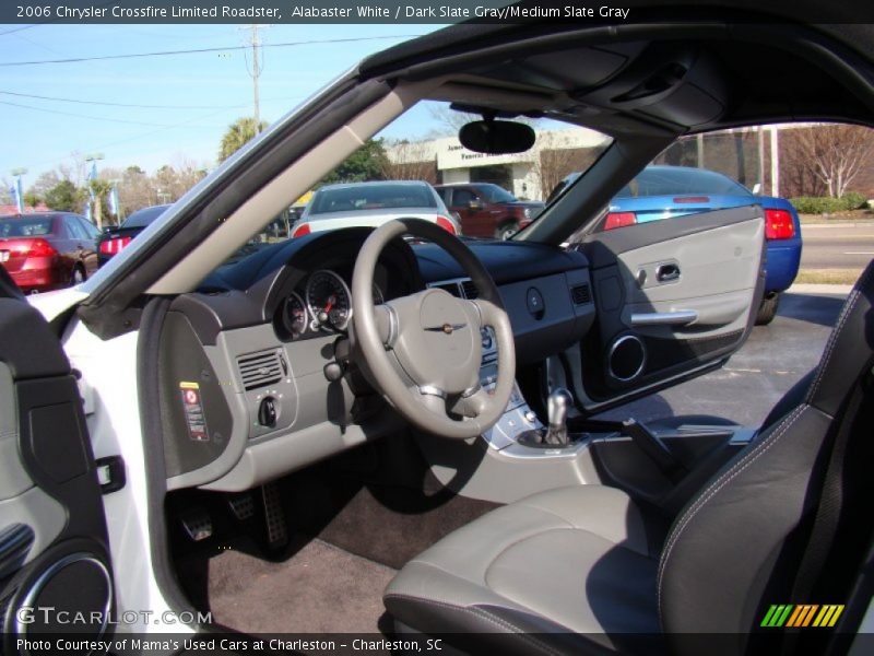 Alabaster White / Dark Slate Gray/Medium Slate Gray 2006 Chrysler Crossfire Limited Roadster