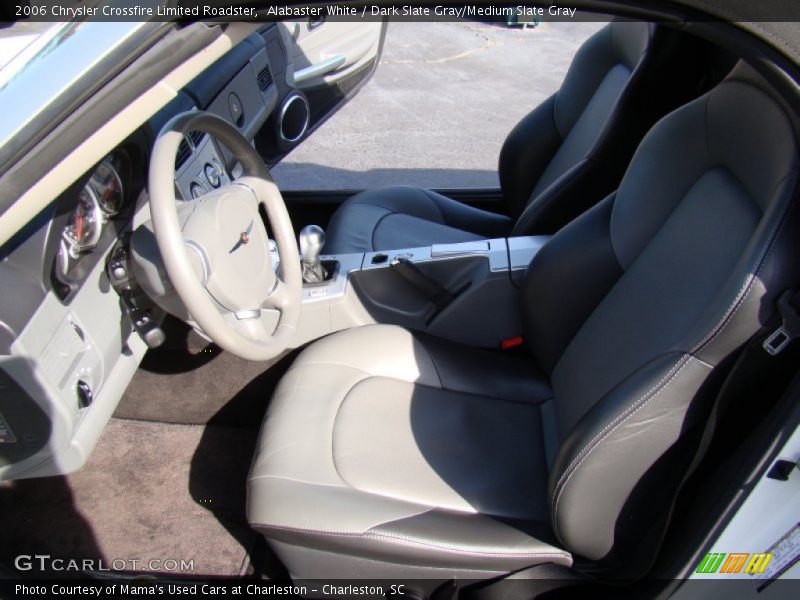 Alabaster White / Dark Slate Gray/Medium Slate Gray 2006 Chrysler Crossfire Limited Roadster