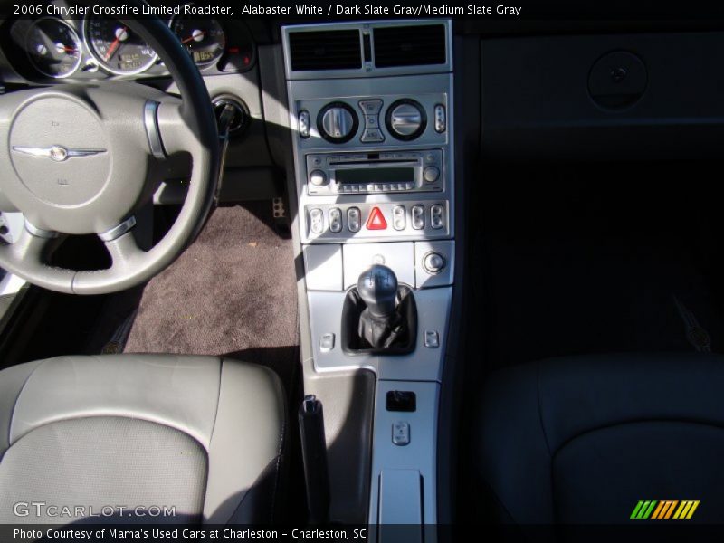 Alabaster White / Dark Slate Gray/Medium Slate Gray 2006 Chrysler Crossfire Limited Roadster