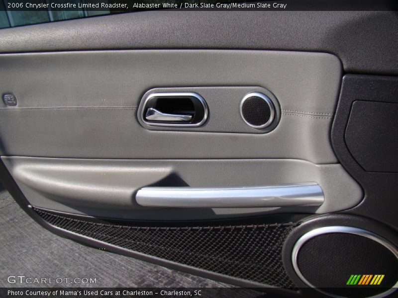 Alabaster White / Dark Slate Gray/Medium Slate Gray 2006 Chrysler Crossfire Limited Roadster