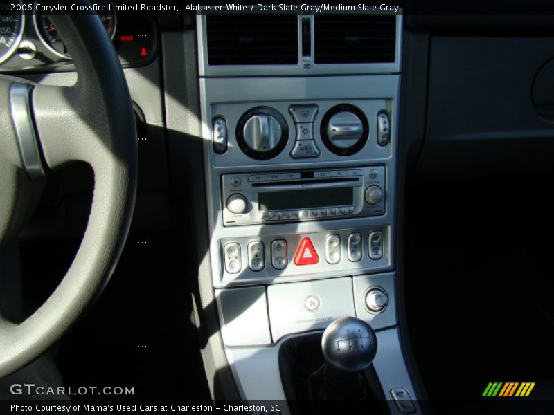 Alabaster White / Dark Slate Gray/Medium Slate Gray 2006 Chrysler Crossfire Limited Roadster