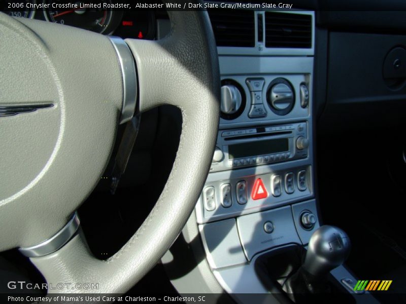 Alabaster White / Dark Slate Gray/Medium Slate Gray 2006 Chrysler Crossfire Limited Roadster