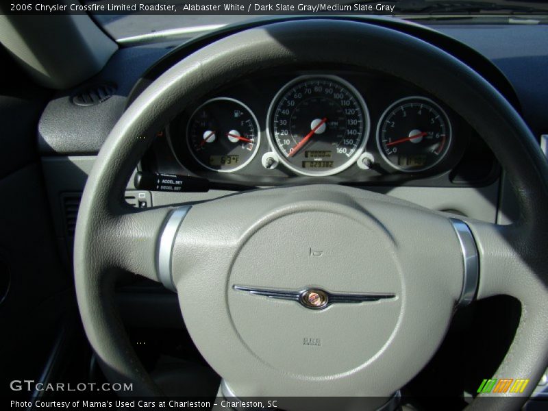 Alabaster White / Dark Slate Gray/Medium Slate Gray 2006 Chrysler Crossfire Limited Roadster