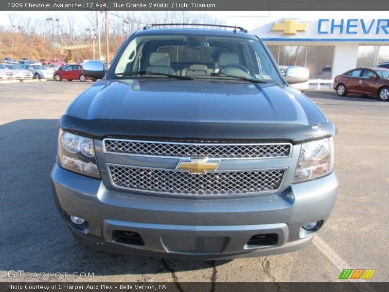Blue Granite Metallic / Light Titanium 2009 Chevrolet Avalanche LTZ 4x4