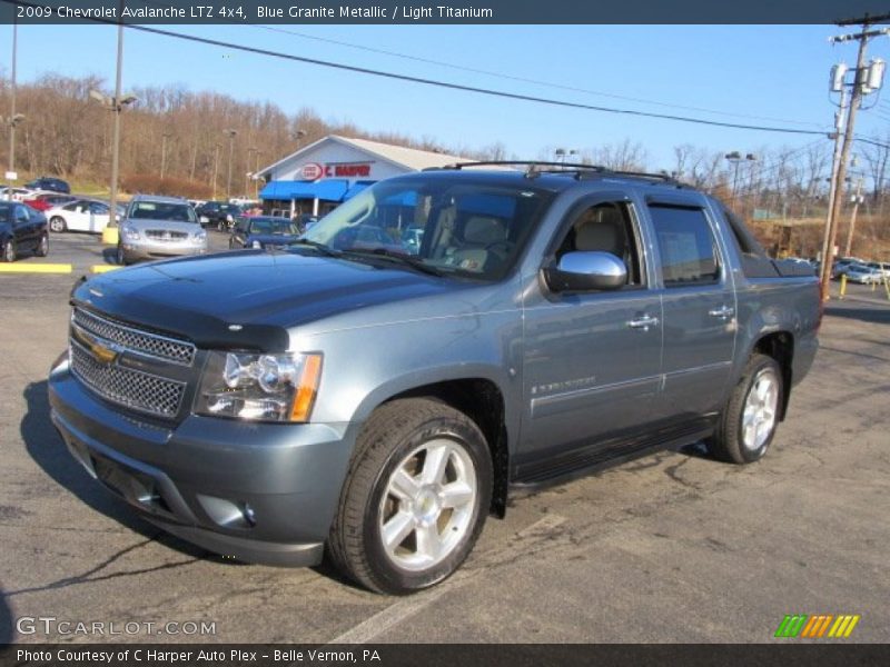 Blue Granite Metallic / Light Titanium 2009 Chevrolet Avalanche LTZ 4x4
