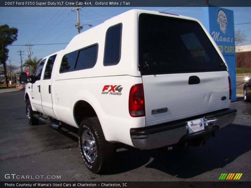 Oxford White / Tan 2007 Ford F350 Super Duty XLT Crew Cab 4x4