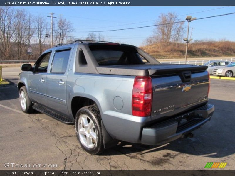 Blue Granite Metallic / Light Titanium 2009 Chevrolet Avalanche LTZ 4x4
