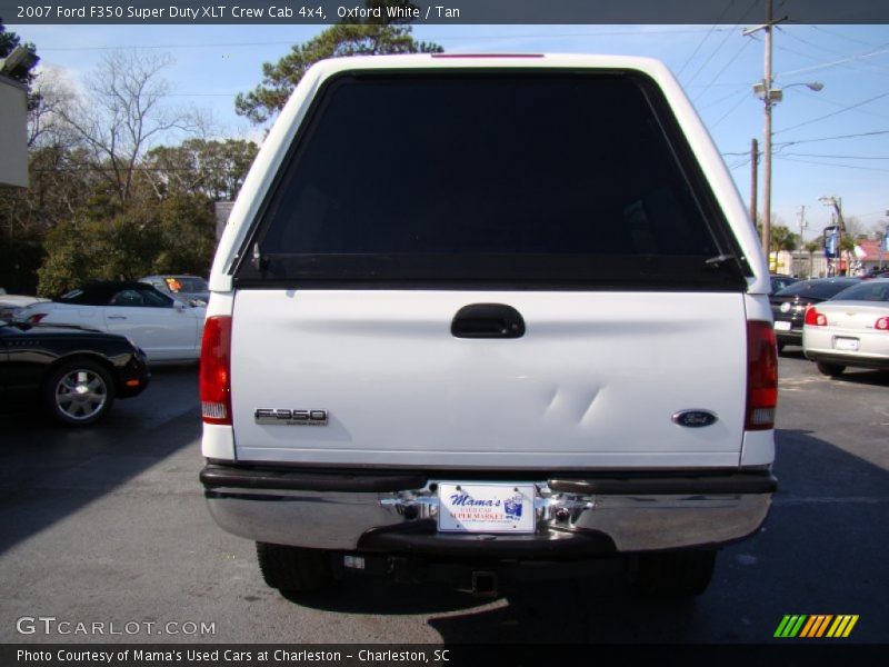 Oxford White / Tan 2007 Ford F350 Super Duty XLT Crew Cab 4x4