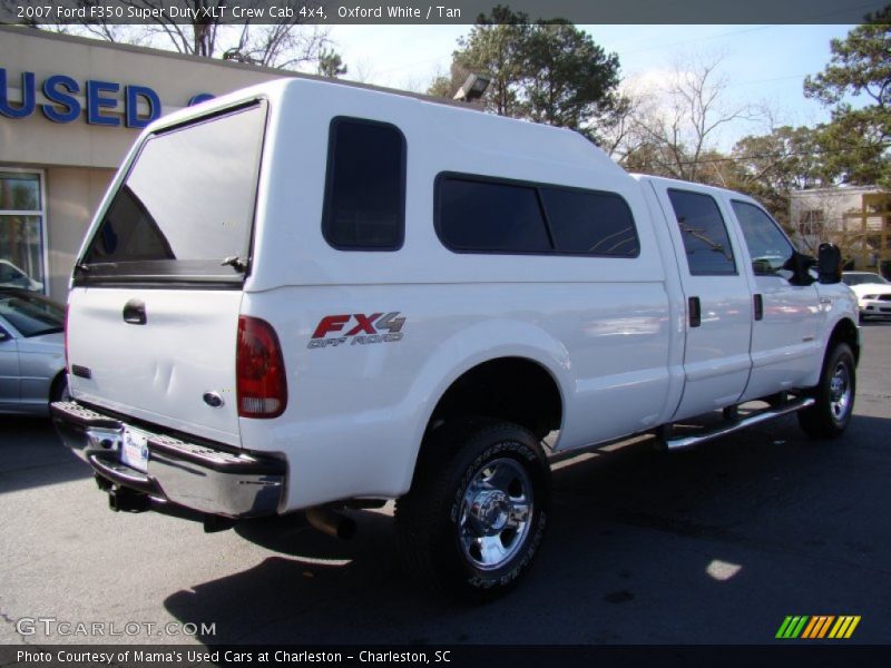 Oxford White / Tan 2007 Ford F350 Super Duty XLT Crew Cab 4x4