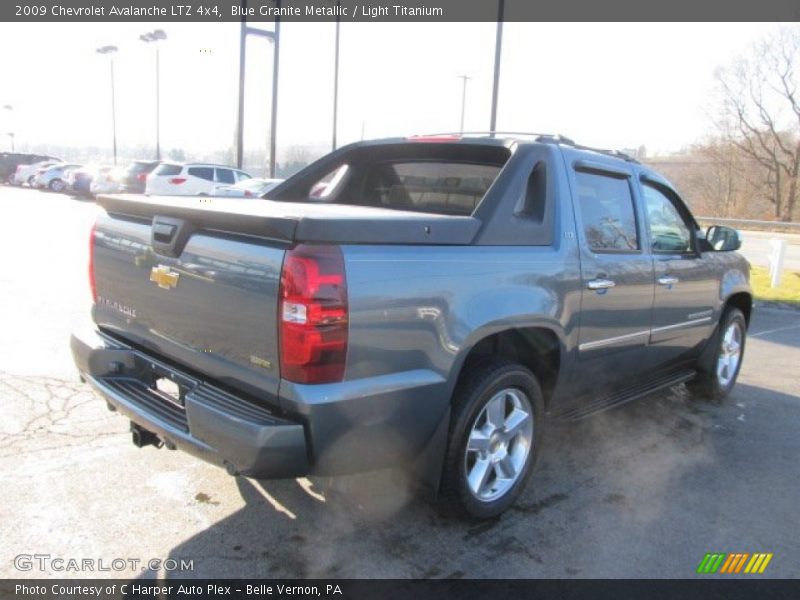 Blue Granite Metallic / Light Titanium 2009 Chevrolet Avalanche LTZ 4x4