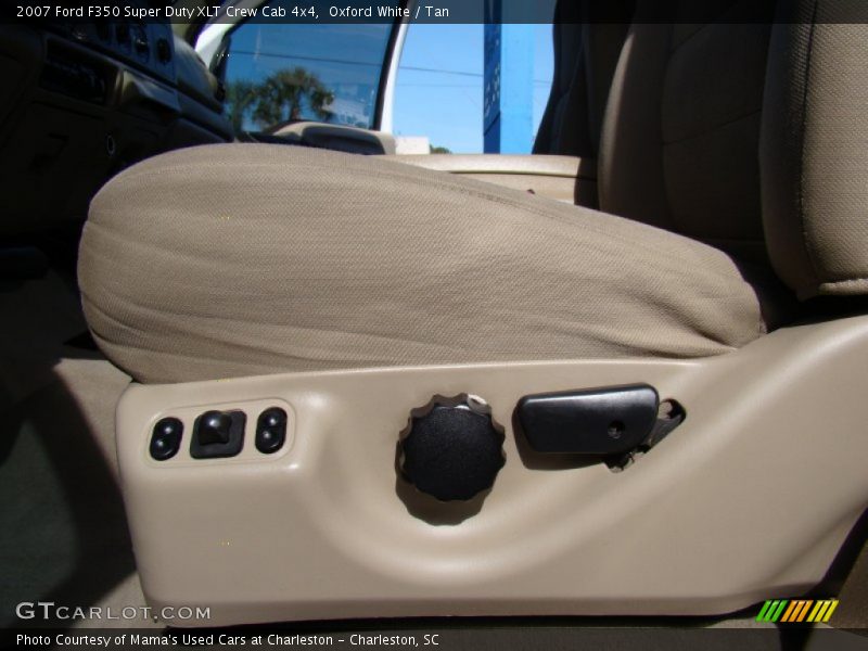 Oxford White / Tan 2007 Ford F350 Super Duty XLT Crew Cab 4x4